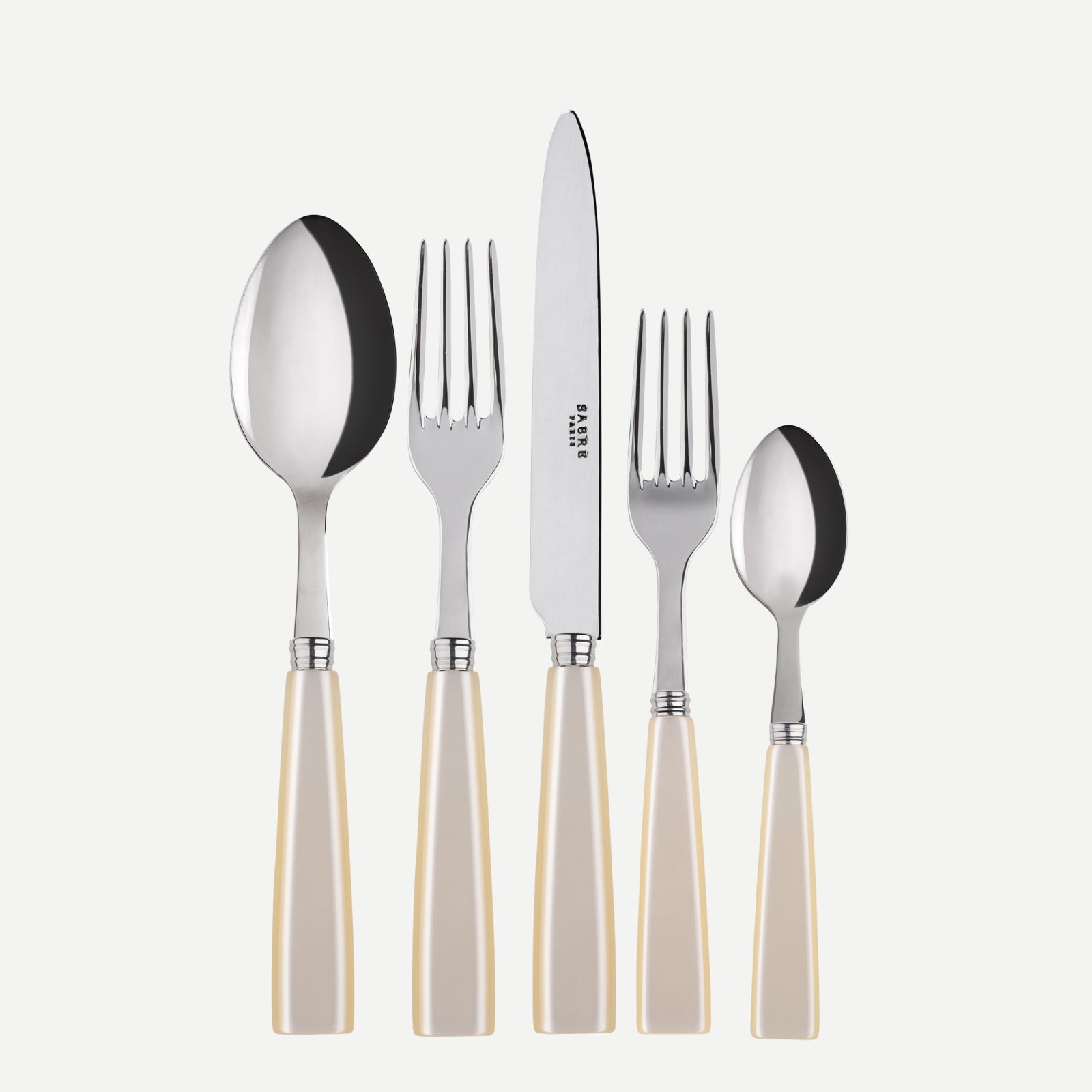 Sabre Paris Icône Pearl 5 pieces cutlery set