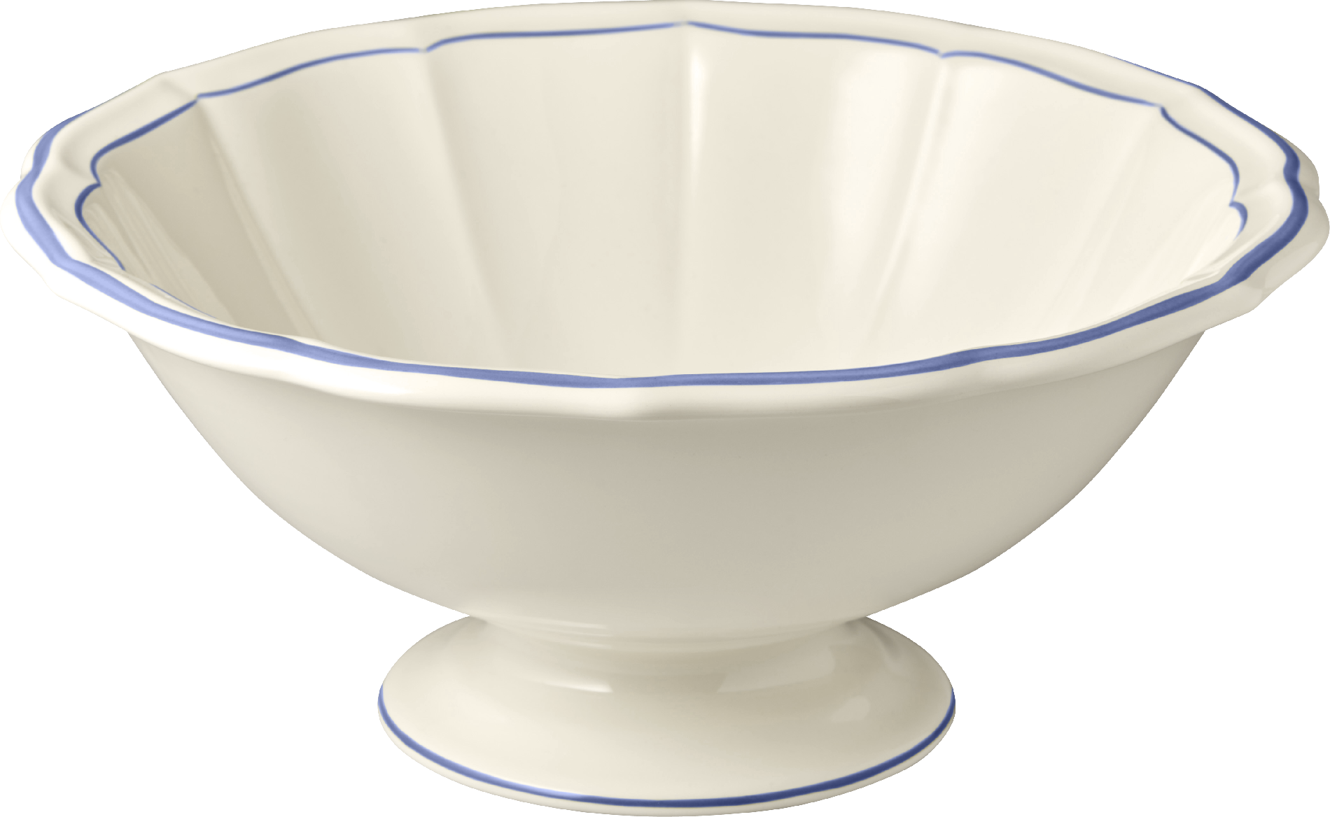 Gien Filets Bleu Open Salad Bowl