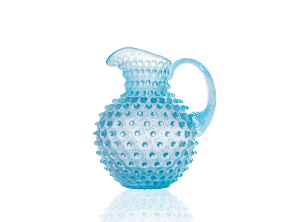 Anna von Lipa Alice's Paris Pearly Blue Hobnail Jug 2L