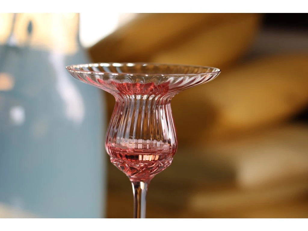 Anna von Lipa Tulipán Candle Holder 20 cm Rosa