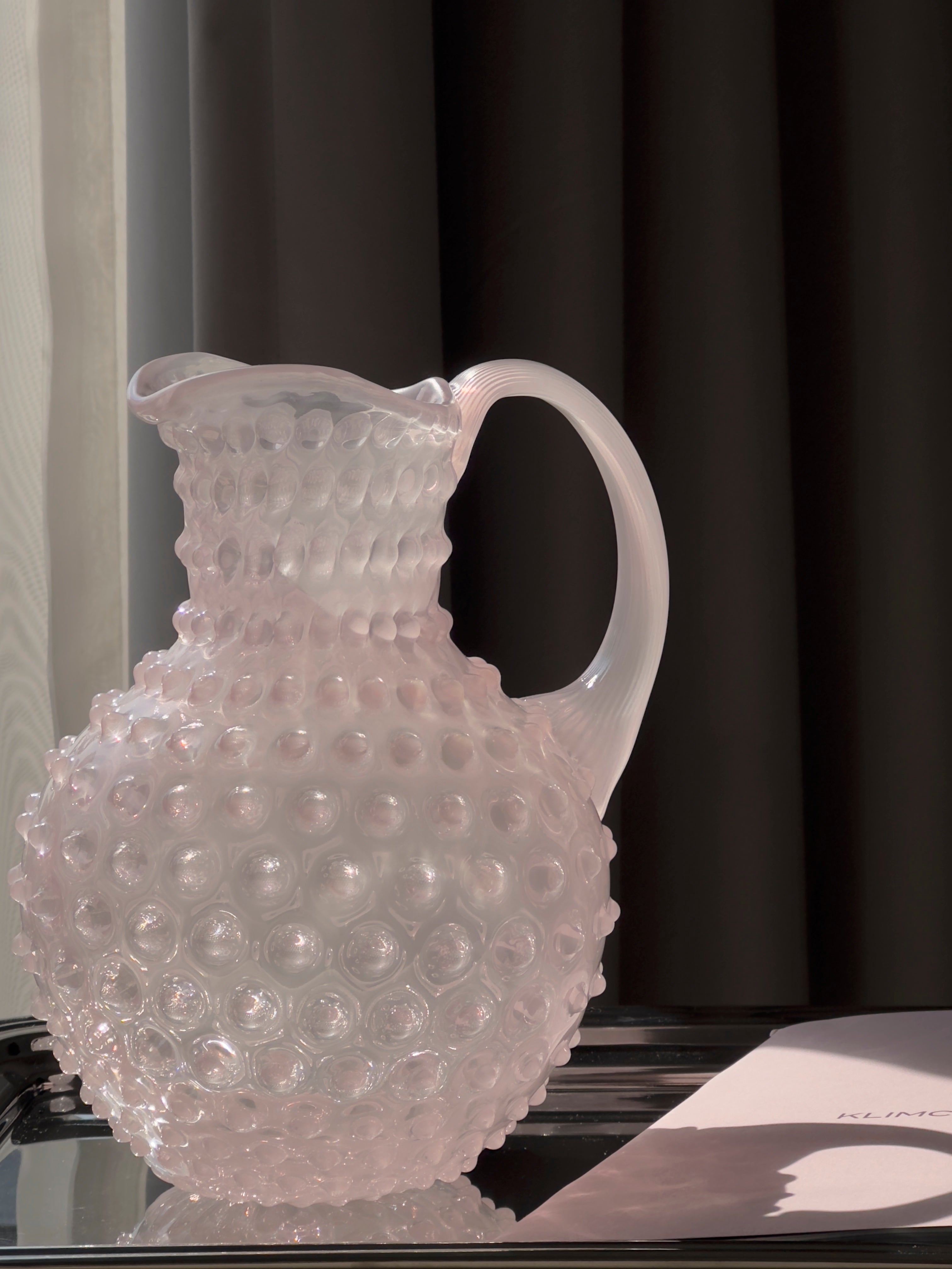 Anna von Lipa Alice's Paris Silky Rose Hobnail Jug 2L