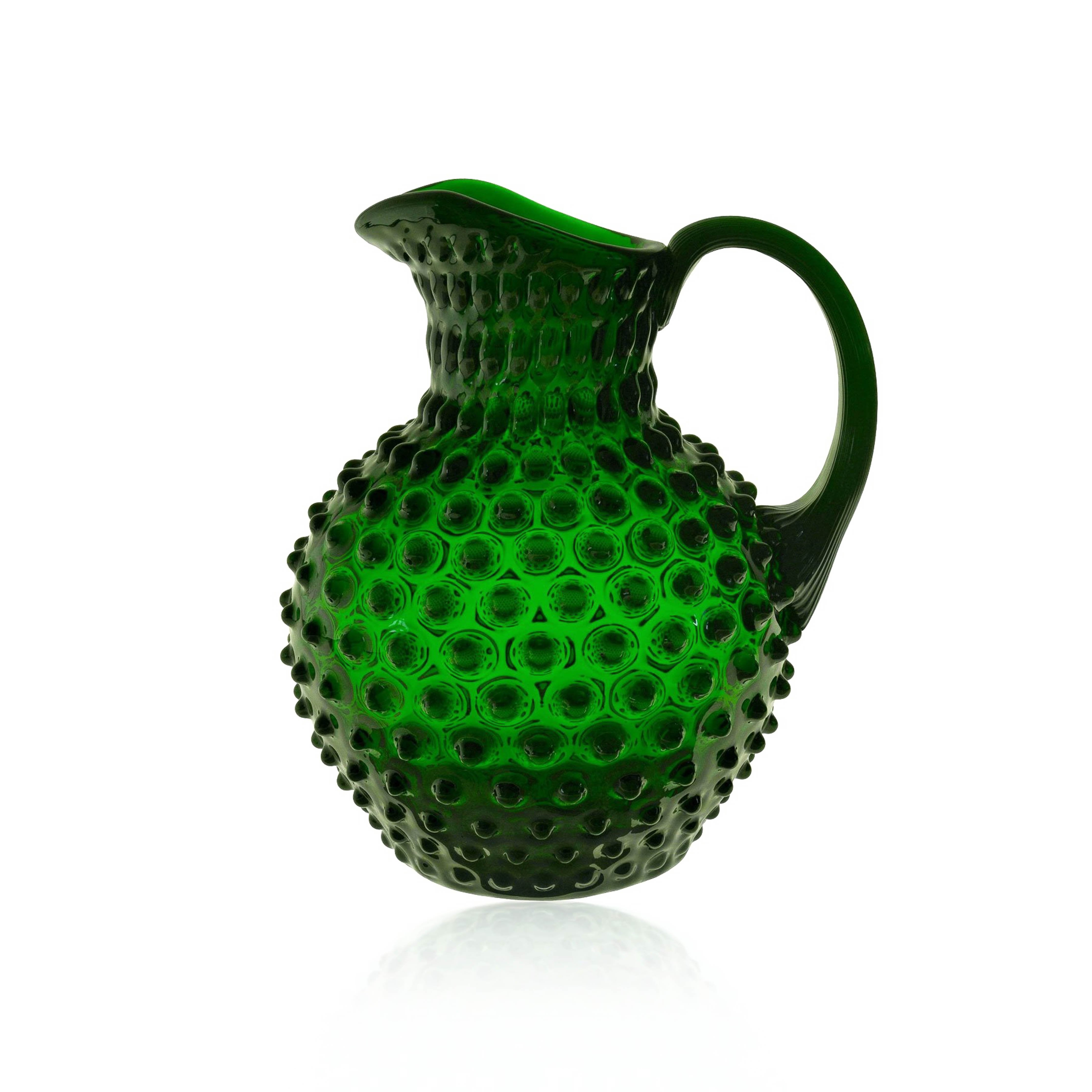 Klimchi Dark Green Hobnail Jug 2L