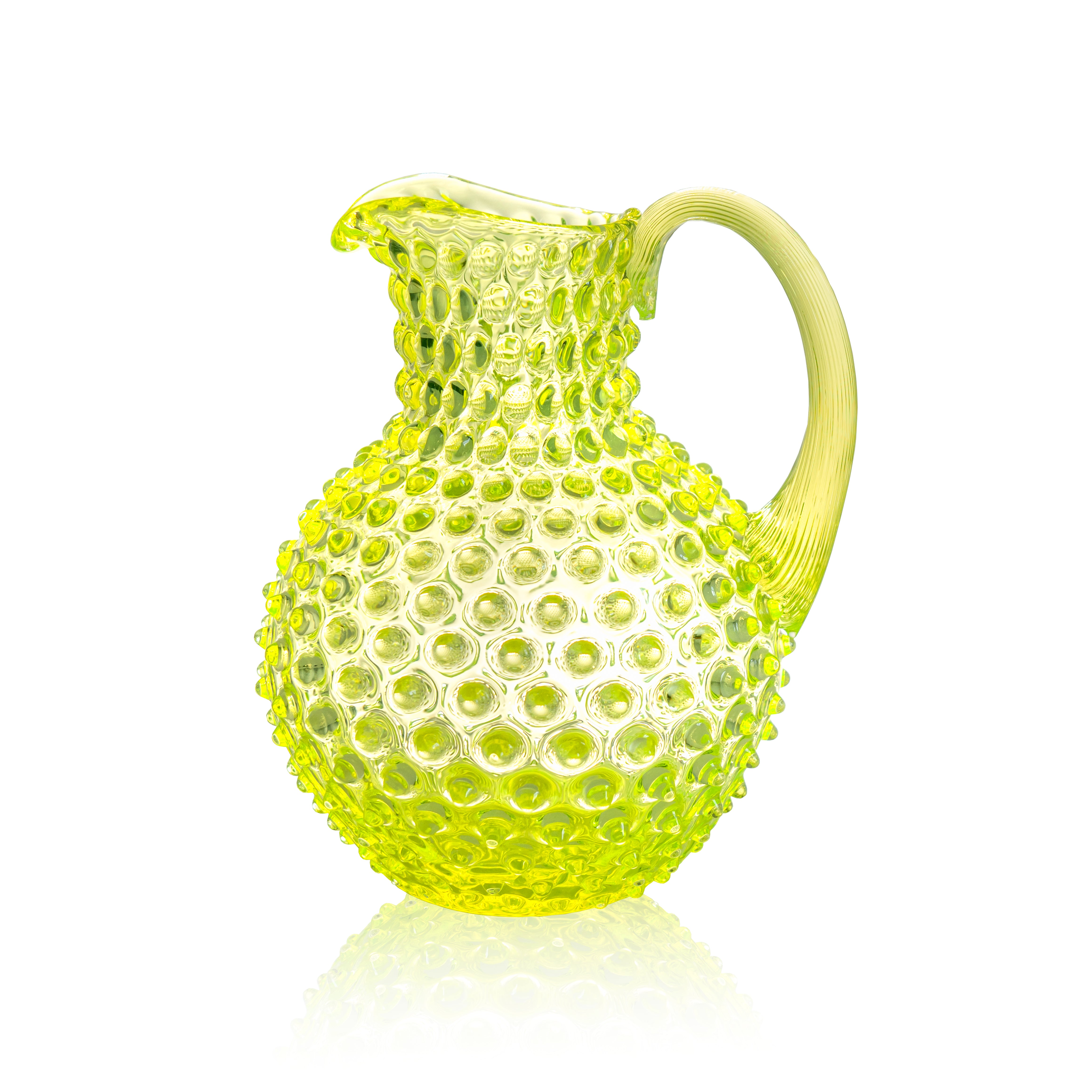 Klimchi Neon Citrine Hobnail Jug 2L