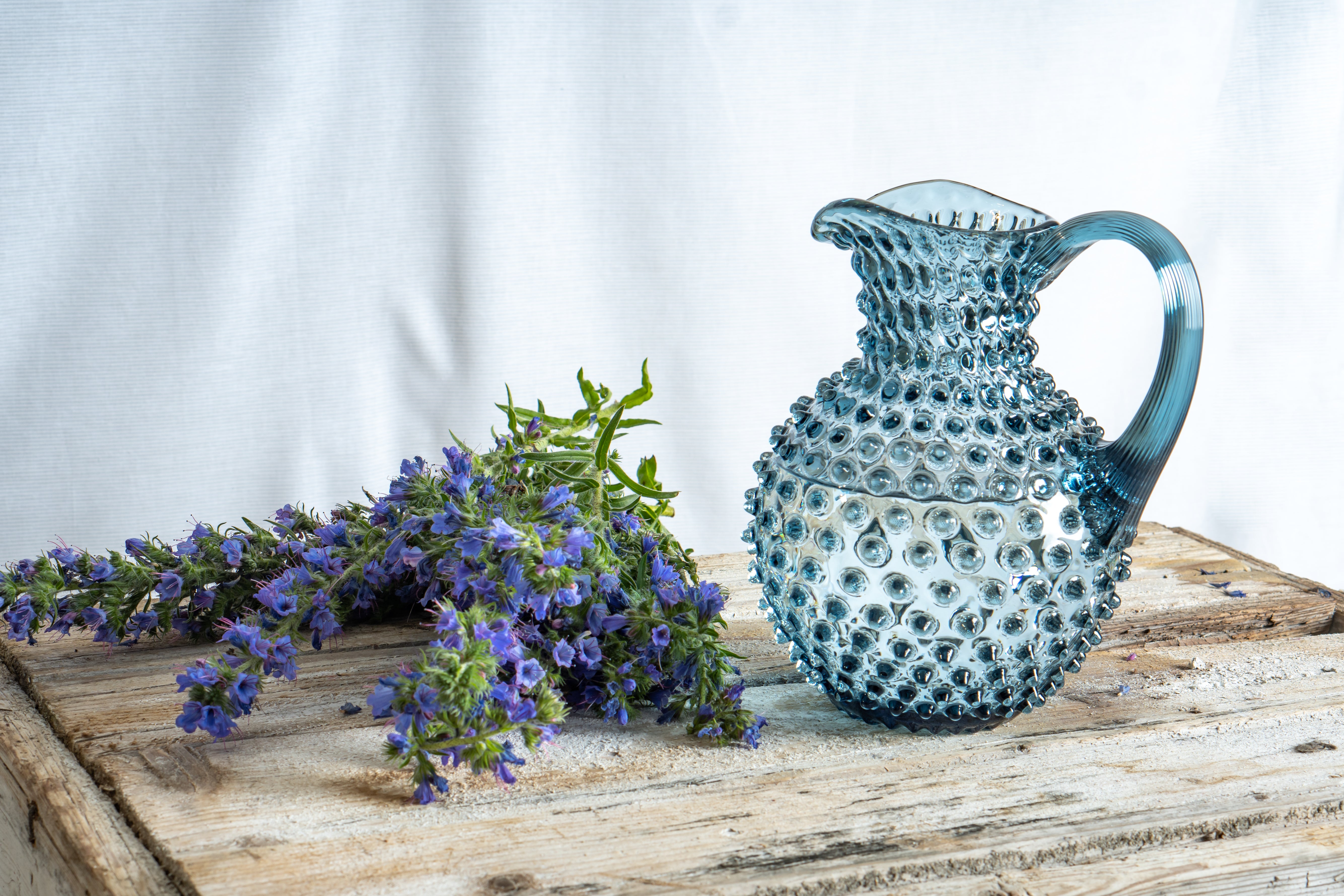 Klimchi Misty Blue Hobnail Jug 2L