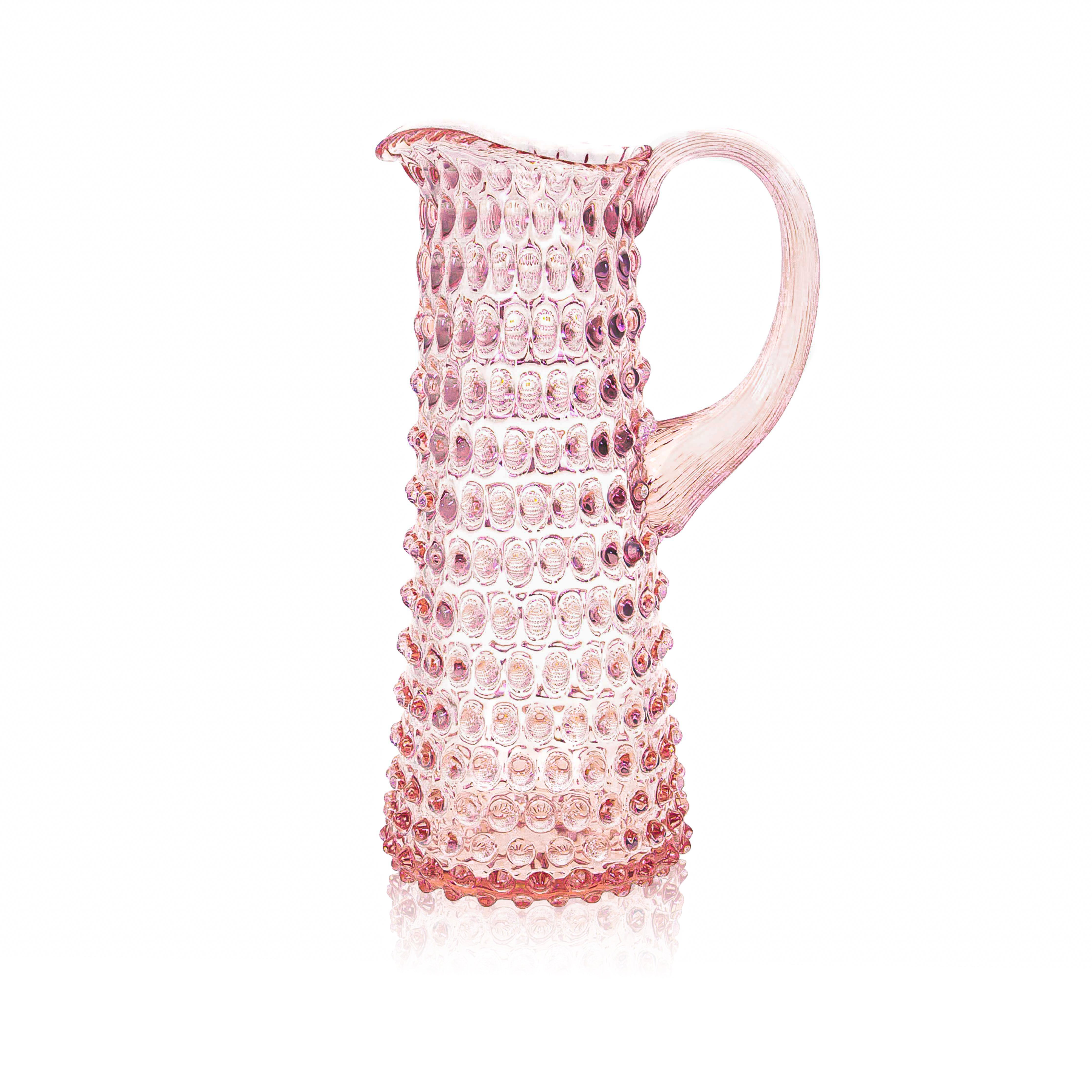 Klimchi Rosaline Hobnail Pitcher