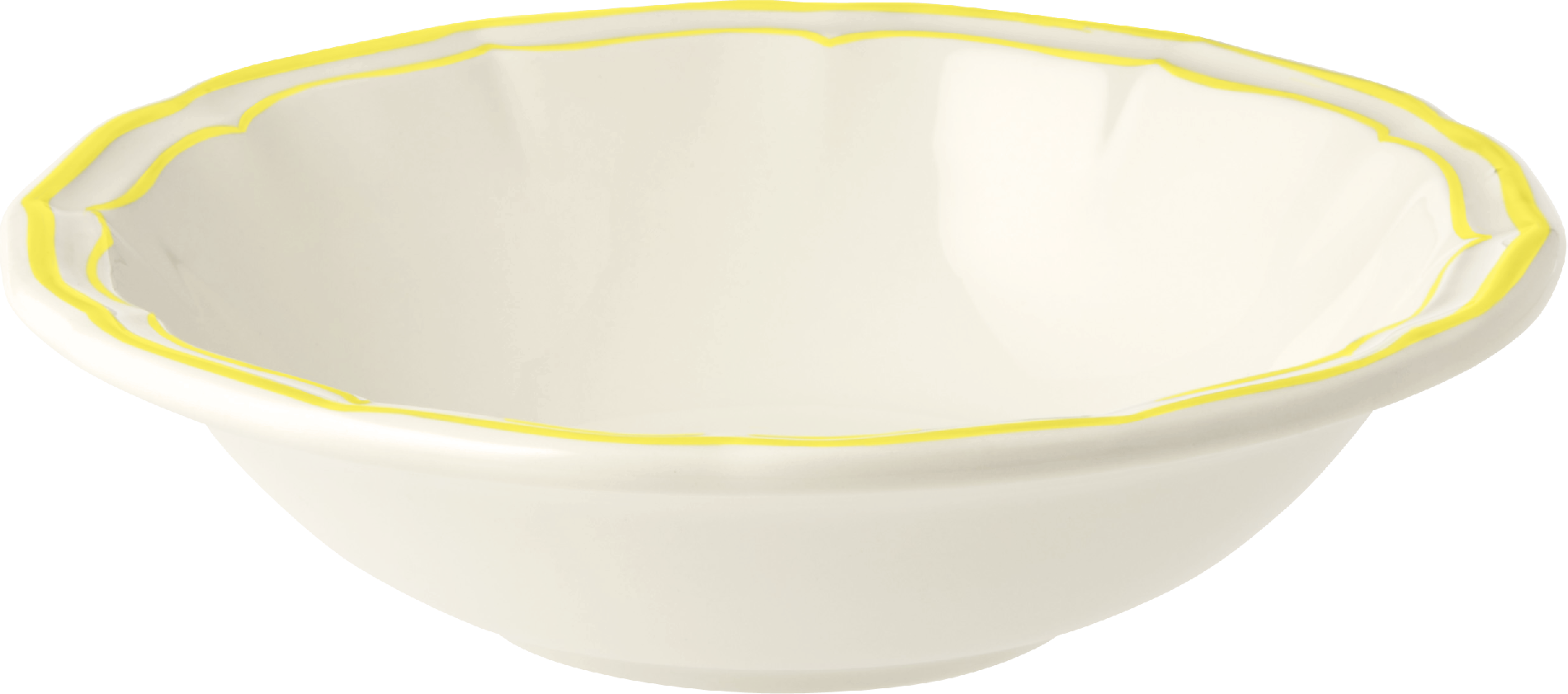 Gien Filets Citron Box of 4 Cereal Bowls
