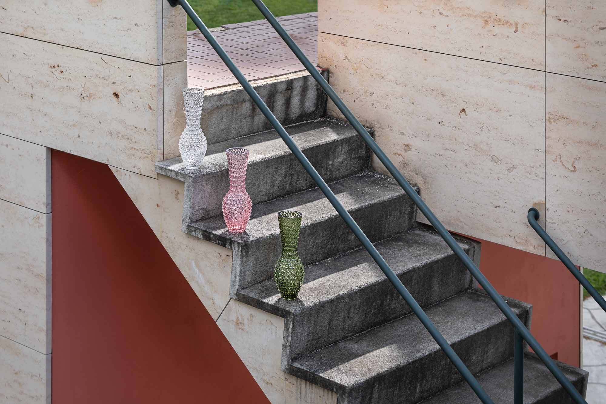 Klimchi Clear Hobnail Fugu Vase (premium packaging)