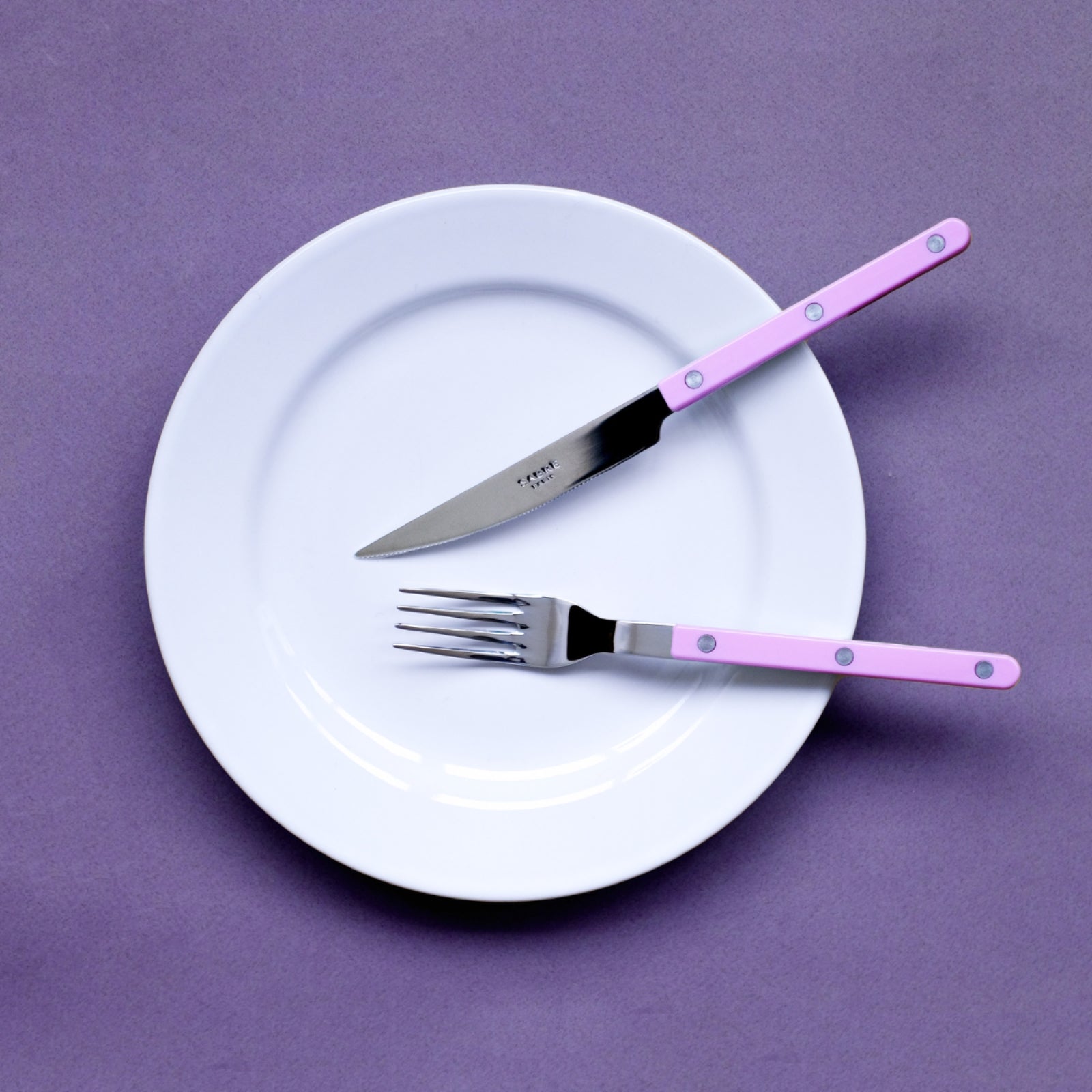 Sabre Paris Bistrot Solid Dinner Fork Pink