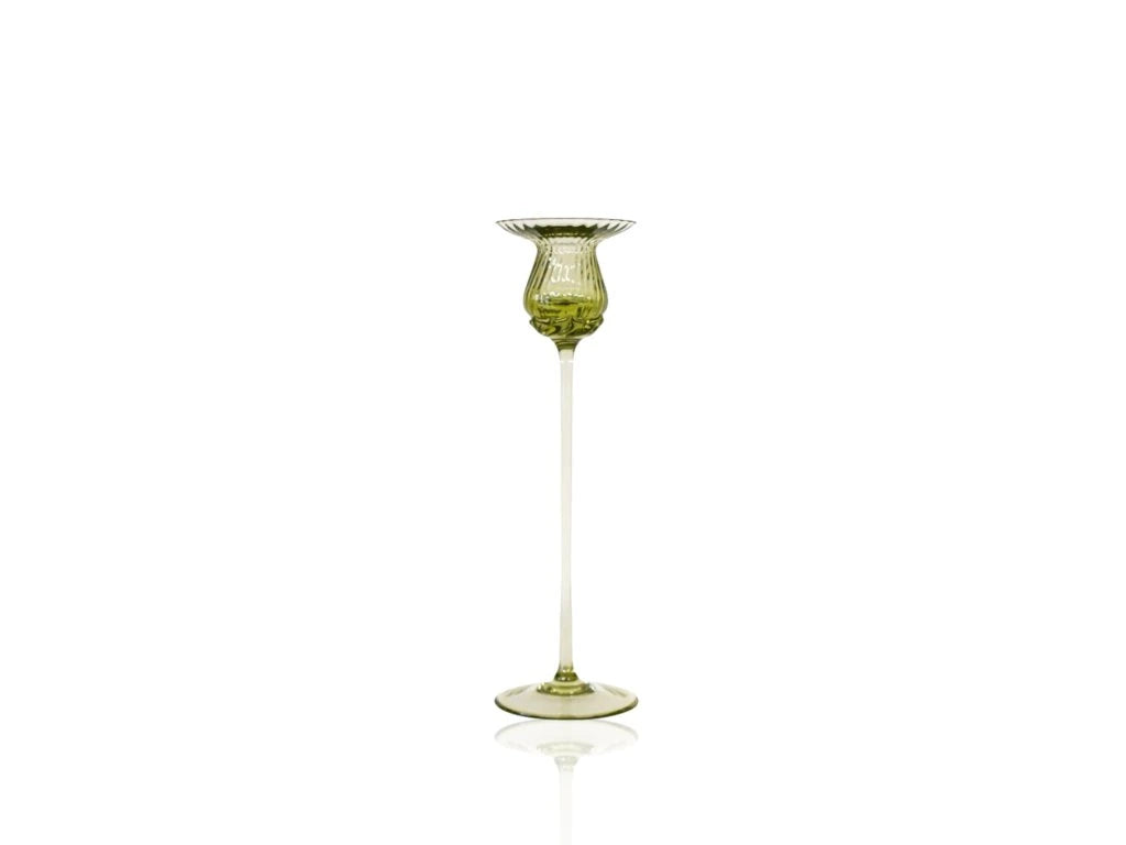 Anna von Lipa Tulipán Candle Holder 25 cm Olivegreen