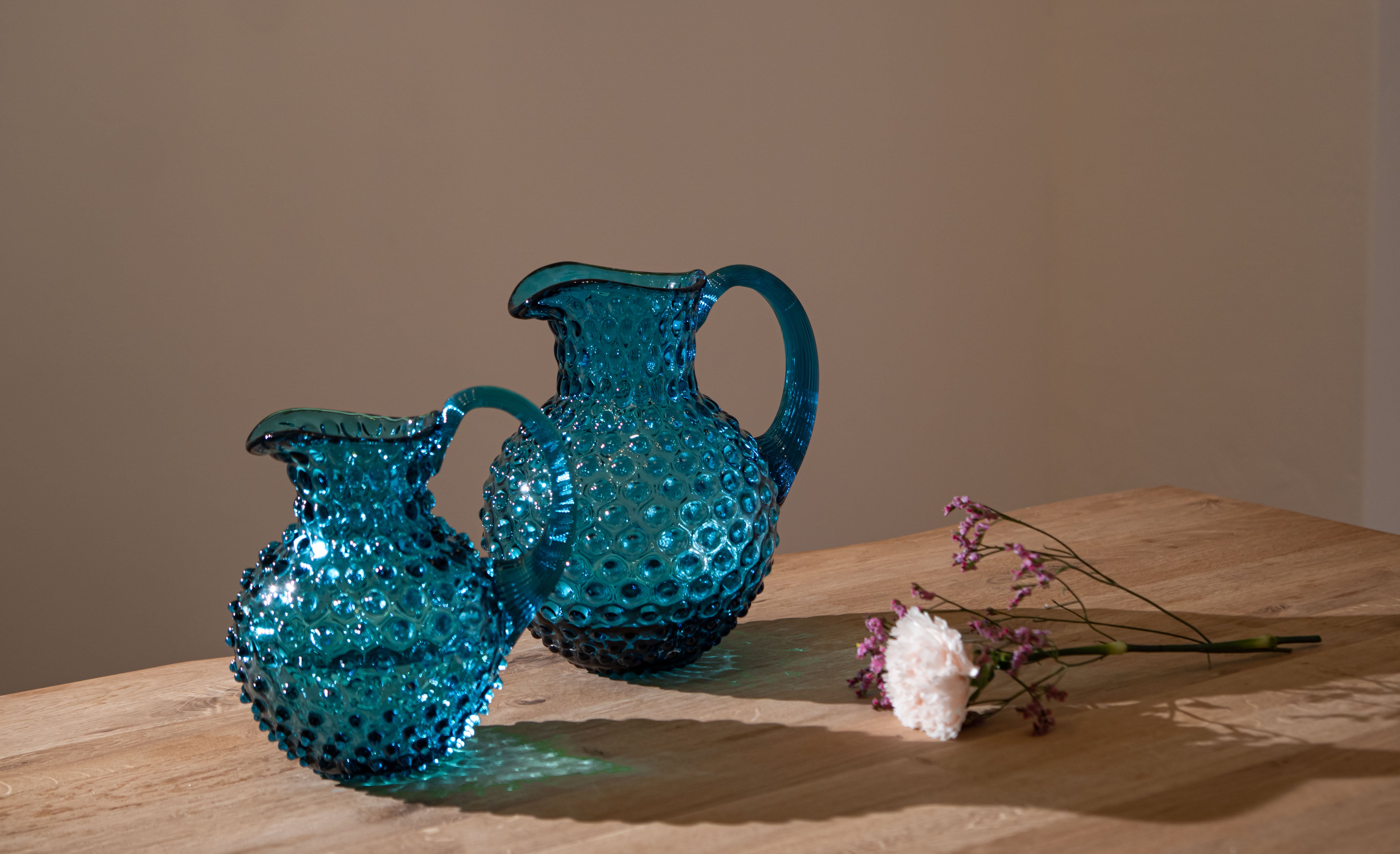 Klimchi Aquamarine Hobnail Jug 2L
