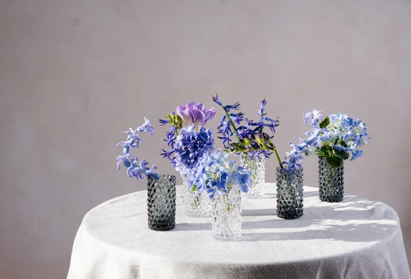 Klimchi Crystal Hobnail Bud Vase